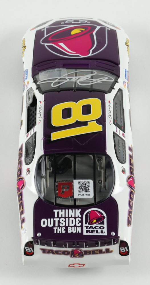 Dale Earnhardt Jr. Signed NASCAR #81 Taco Bell 2004 Monte Carlo - 1:24 Premium Action Diecast Car (Dale Jr. & PA) at PristineAuction.com Dale Earnhardt Jr. Signed NASCAR #81 Taco Bell 2004 Monte Carlo - 1:24 Premium Action Diecast Car (Dale Jr. & PA) at PristineAuction.com