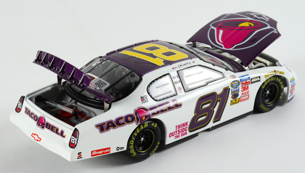 Dale Earnhardt Jr. Signed NASCAR #81 Taco Bell 2004 Monte Carlo - 1:24 Premium Action Diecast Car (Dale Jr. & PA) at PristineAuction.com Dale Earnhardt Jr. Signed NASCAR #81 Taco Bell 2004 Monte Carlo - 1:24 Premium Action Diecast Car (Dale Jr. & PA) at PristineAuction.com