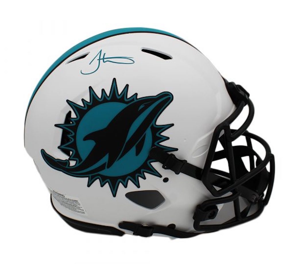 Tyreek Hill Signed Dolphins Full-Size Authentic On-Field Lunar Eclipse Alternate Speed Helmet (Radtke) at PristineAuction.com Tyreek Hill Signed Dolphins Full-Size Authentic On-Field Lunar Eclipse Alternate Speed Helmet (Radtke) at PristineAuction.com