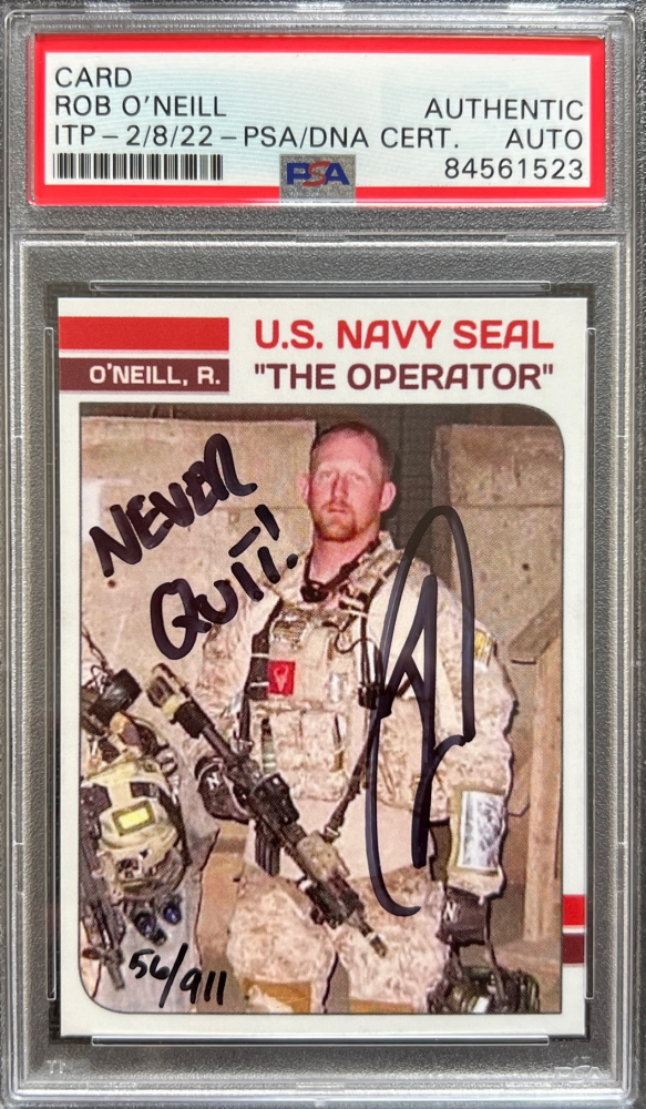 U.S. Navy SEAL Robert O’Neill Signed LE 