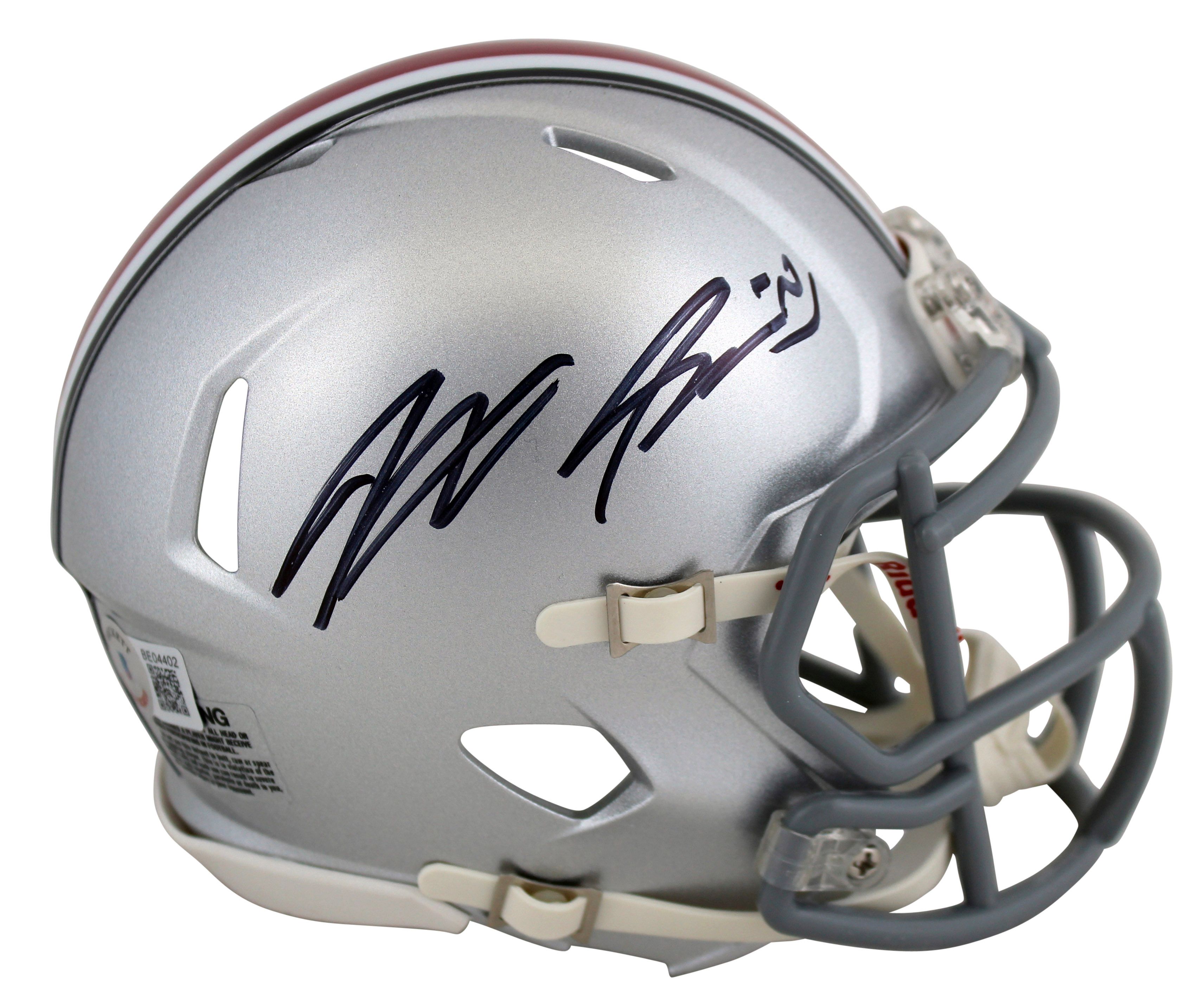 Jaxon Smith-Njigba Signed Ohio State Buckeyes Speed Mini Helmet (Beckett) at PristineAuction.com Jaxon Smith-Njigba Signed Ohio State Buckeyes Speed Mini Helmet (Beckett) at PristineAuction.com