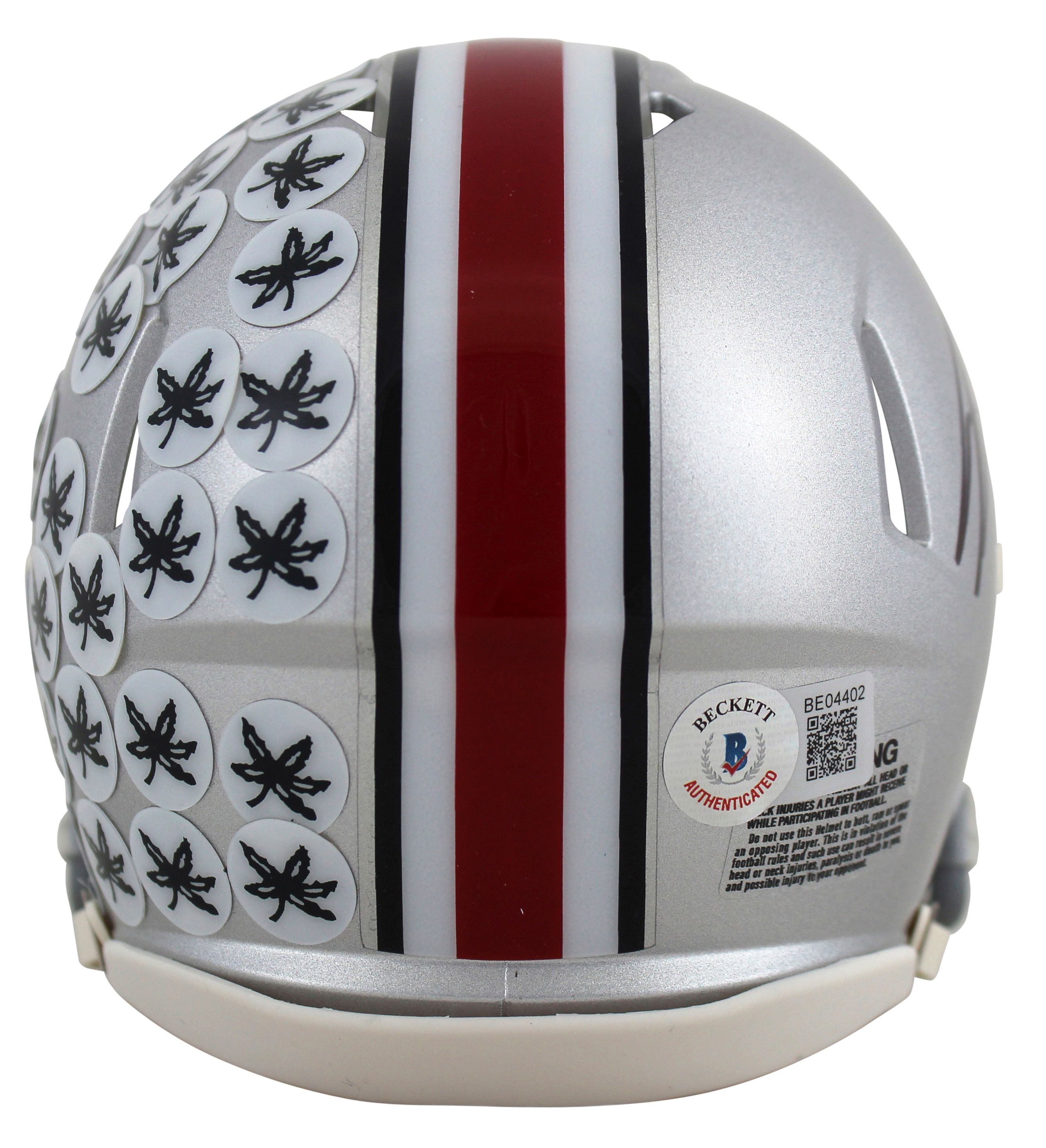Jaxon Smith-Njigba Signed Ohio State Buckeyes Speed Mini Helmet (Beckett) at PristineAuction.com Jaxon Smith-Njigba Signed Ohio State Buckeyes Speed Mini Helmet (Beckett) at PristineAuction.com