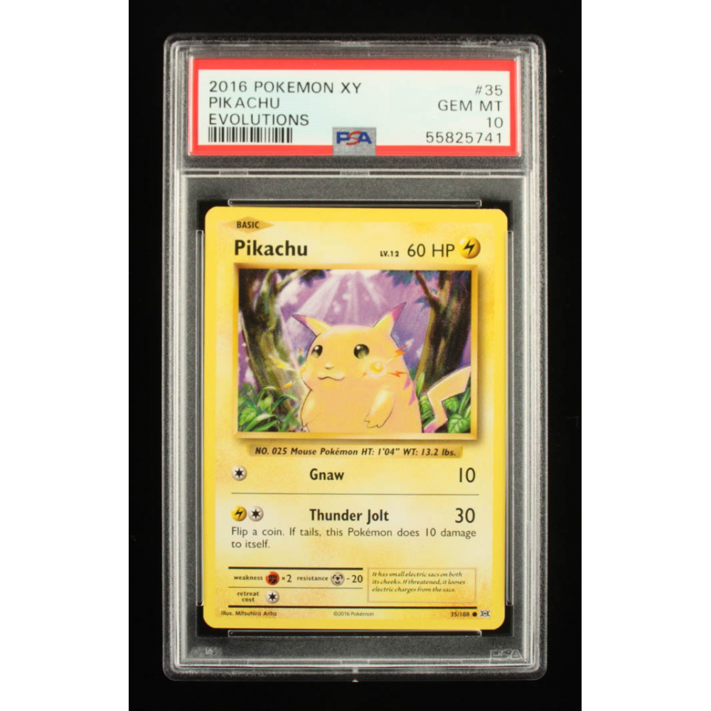 2016 Pokémon Mega Campaign Pikachu psa10 PSA10 Pikachu Holo 20th Anniversary festa 2016 Pokemon Card