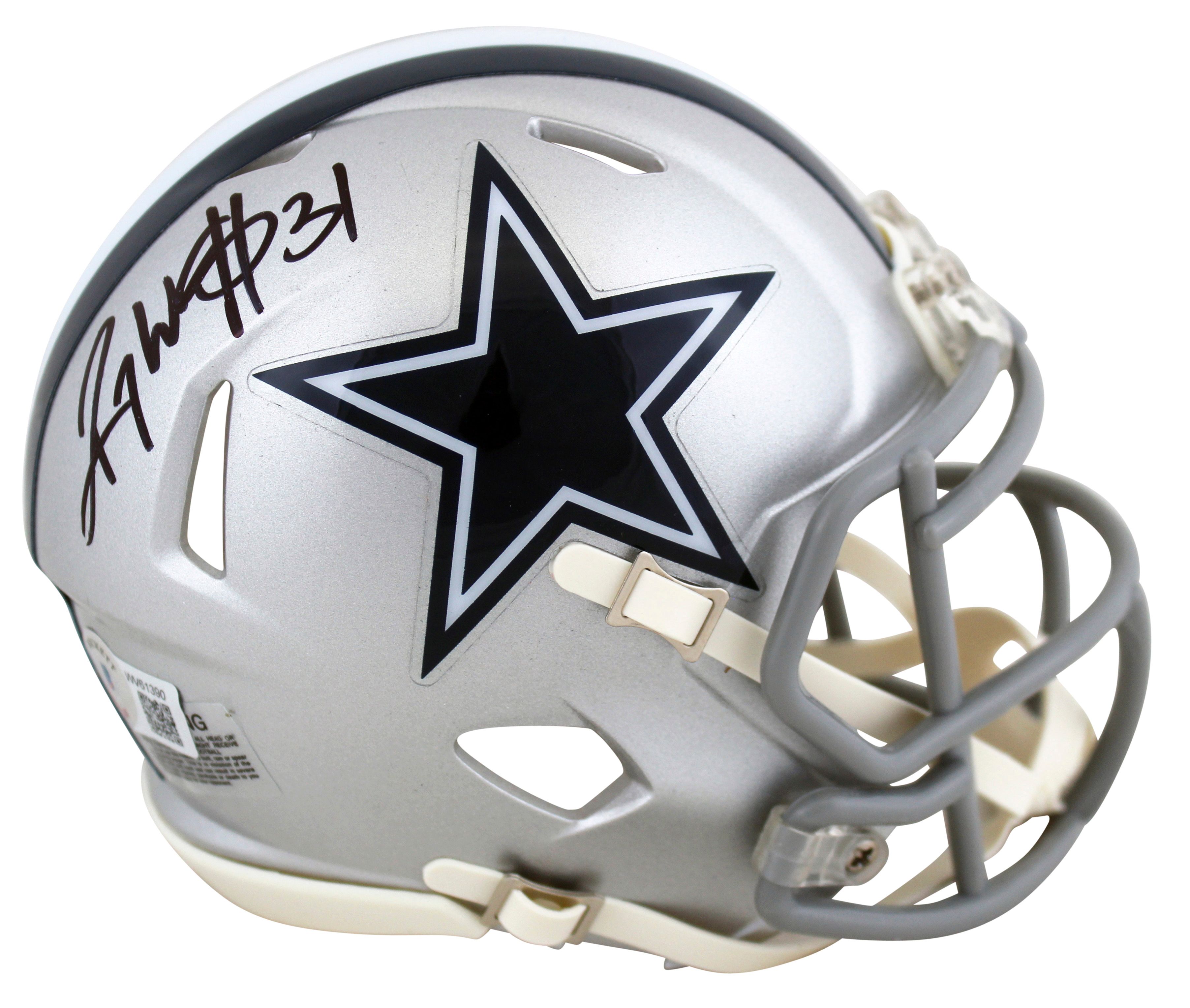 Roy Williams Signed Cowboys Speed Mini Helmet (Beckett) at PristineAuction.com Roy Williams Signed Cowboys Speed Mini Helmet (Beckett) at PristineAuction.com