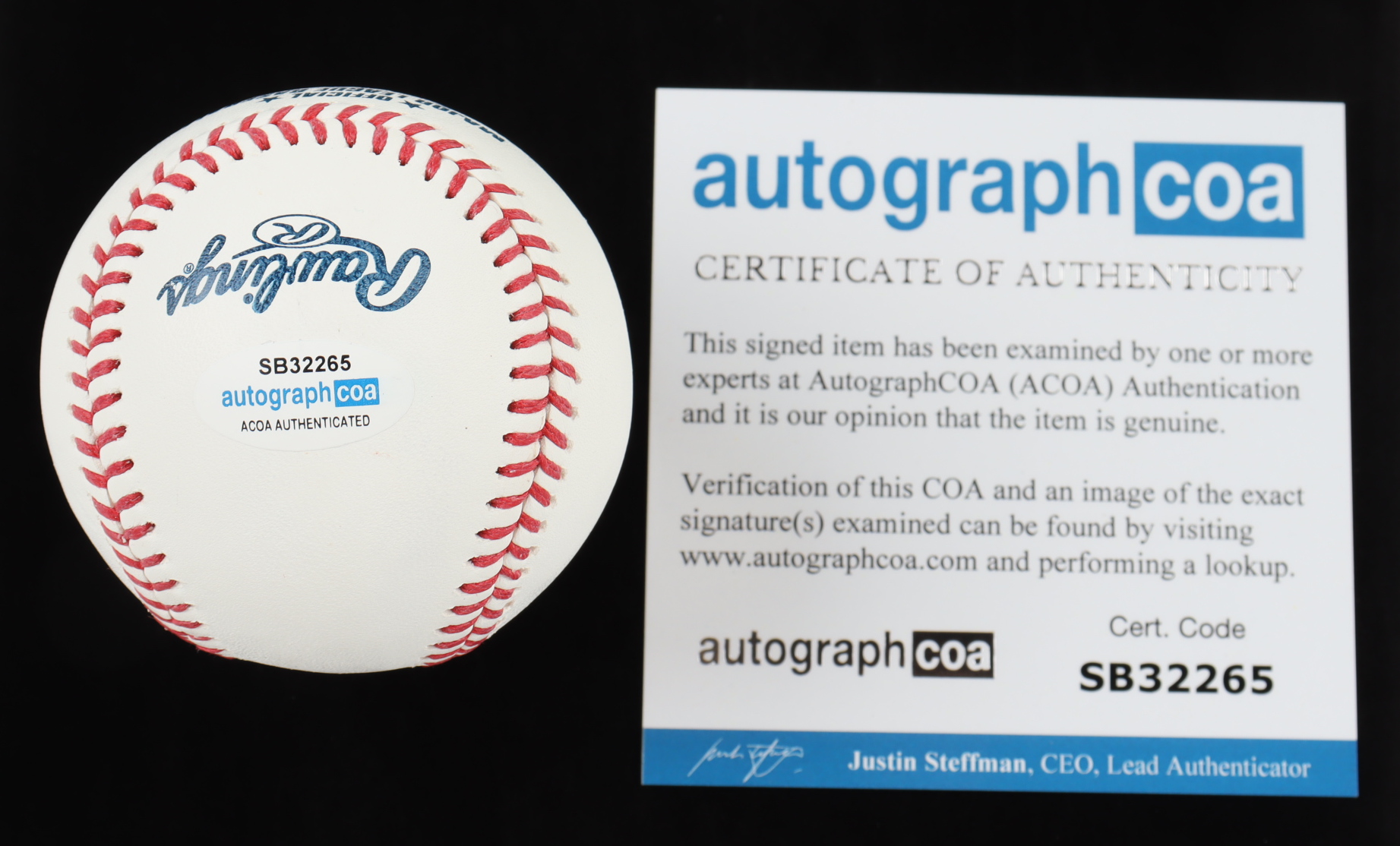 Alexandria Ocasio-Cortez Signed OML Baseball (ACOA) at PristineAuction.com Alexandria Ocasio-Cortez Signed OML Baseball (ACOA) at PristineAuction.com
