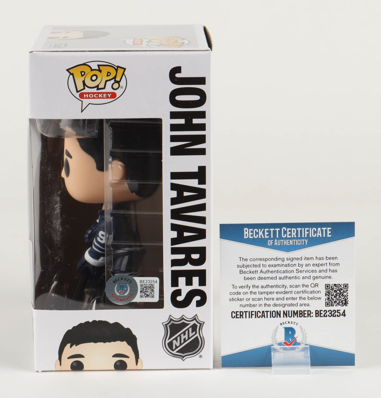 John Tavares Signed Hawks #50 Funko Pop! Vinyl Figure (Beckett) at PristineAuction.com John Tavares Signed Hawks #50 Funko Pop! Vinyl Figure (Beckett) at PristineAuction.com