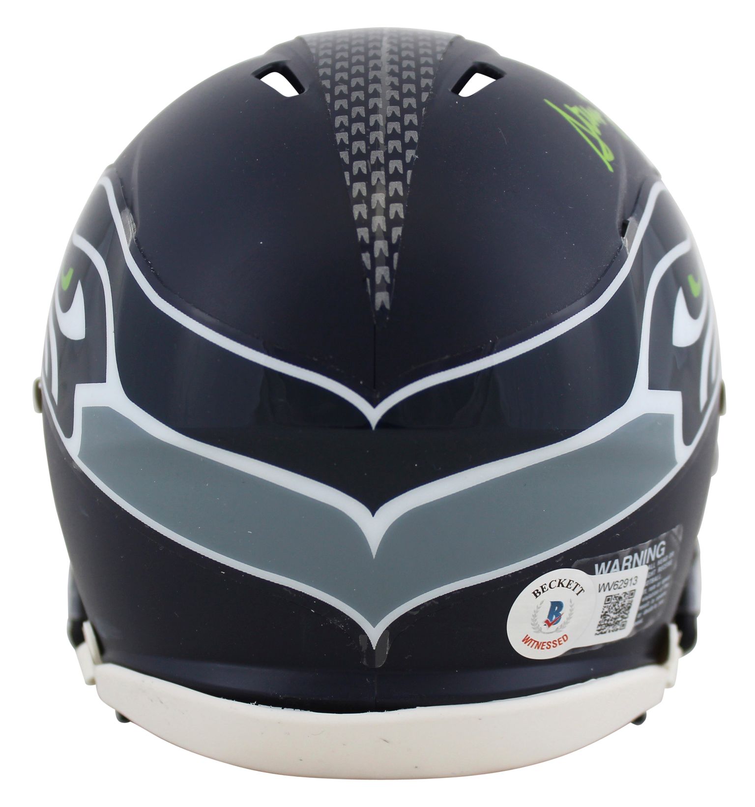 Steve Largent Signed Seahawks Speed Mini Helmet Inscribed "HOF 95" (Beckett) at PristineAuction.com Steve Largent Signed Seahawks Speed Mini Helmet Inscribed "HOF 95" (Beckett) at PristineAuction.com