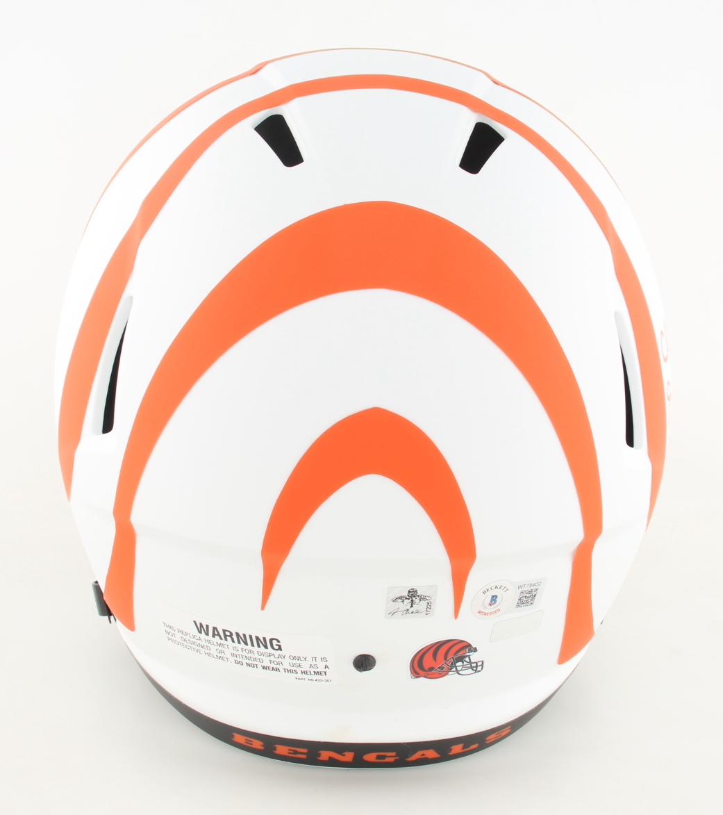 Jamarr Chase Signed Bengals Full-Size Lunar Eclipse Alternate Helmet Inscribed “Uno” (Palm Beach & Chase) at PristineAuction.com Jamarr Chase Signed Bengals Full-Size Lunar Eclipse Alternate Helmet Inscribed “Uno” (Palm Beach & Chase) at PristineAuction.com