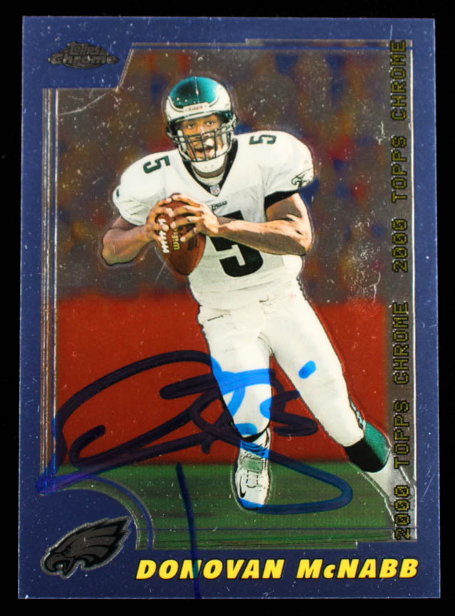 Donovan McNabb Signed 2000 Topps Chrome #55 (JSA) at PristineAuction.com Donovan McNabb Signed 2000 Topps Chrome #55 (JSA) at PristineAuction.com