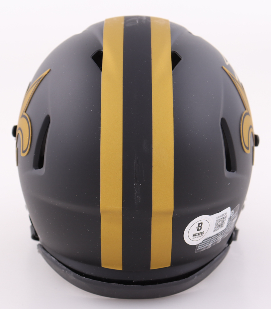 Alvin Kamara Signed Saints Eclipse Alternate Speed Mini Helmet (Beckett) at PristineAuction.com Alvin Kamara Signed Saints Eclipse Alternate Speed Mini Helmet (Beckett) at PristineAuction.com