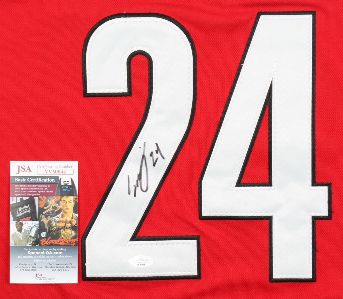 Seth Jarvis Signed Jersey (JSA) at PristineAuction.com Seth Jarvis Signed Jersey (JSA) at PristineAuction.com