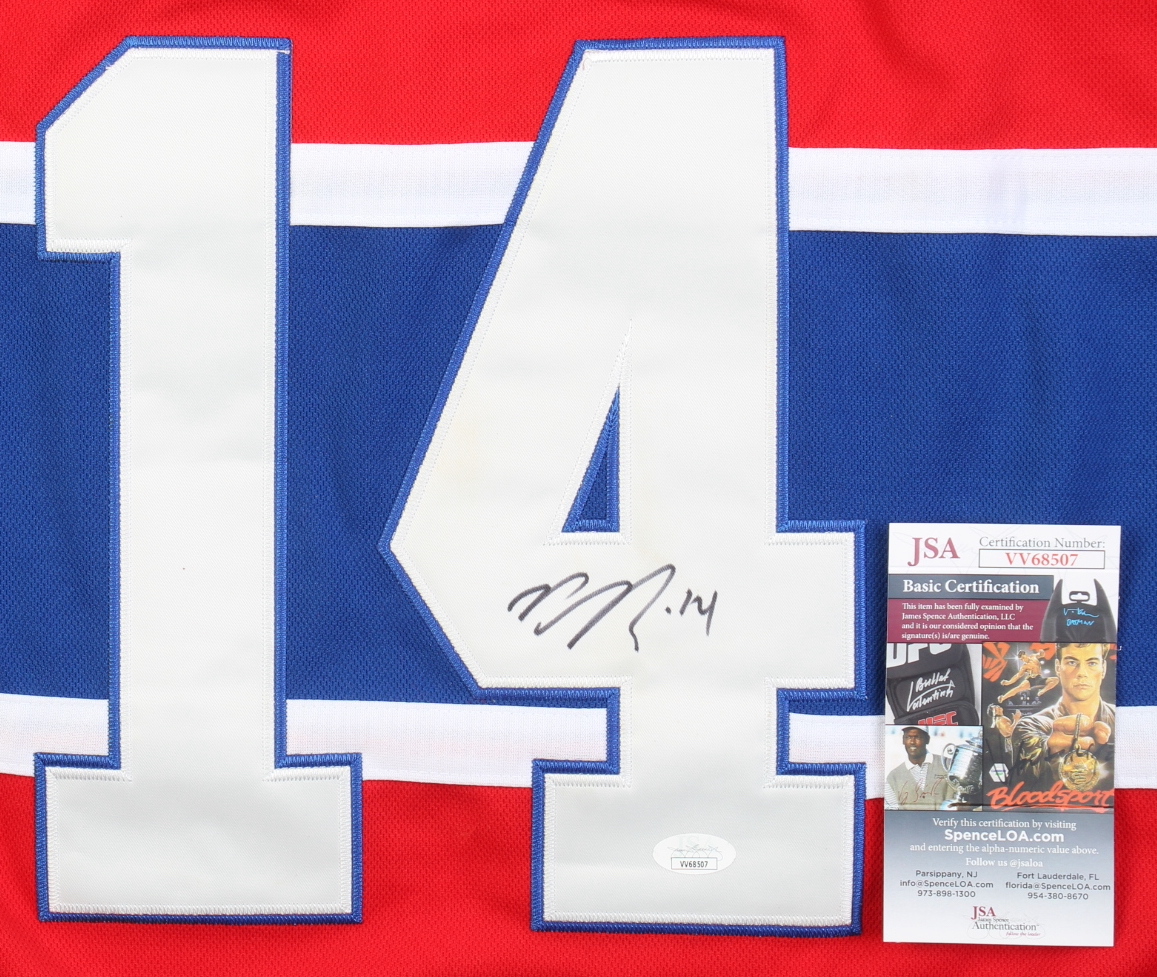 Nick Suzuki Signed Jersey (JSA) at PristineAuction.com Nick Suzuki Signed Jersey (JSA) at PristineAuction.com