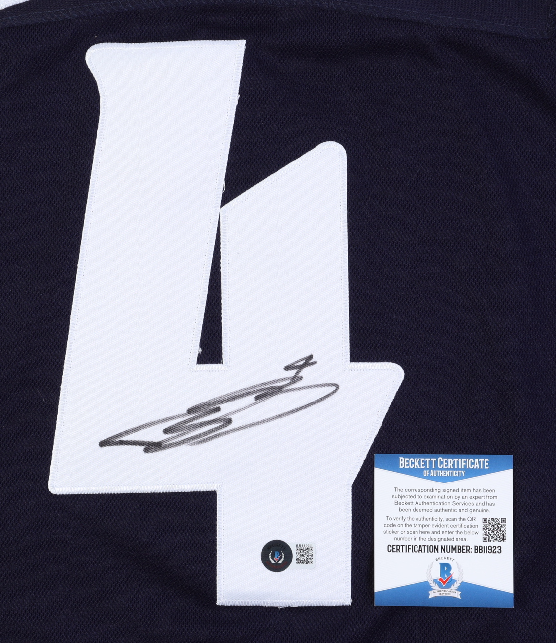 Bowen Byram Signed Avalanche Jersey (Beckett) at PristineAuction.com Bowen Byram Signed Avalanche Jersey (Beckett) at PristineAuction.com