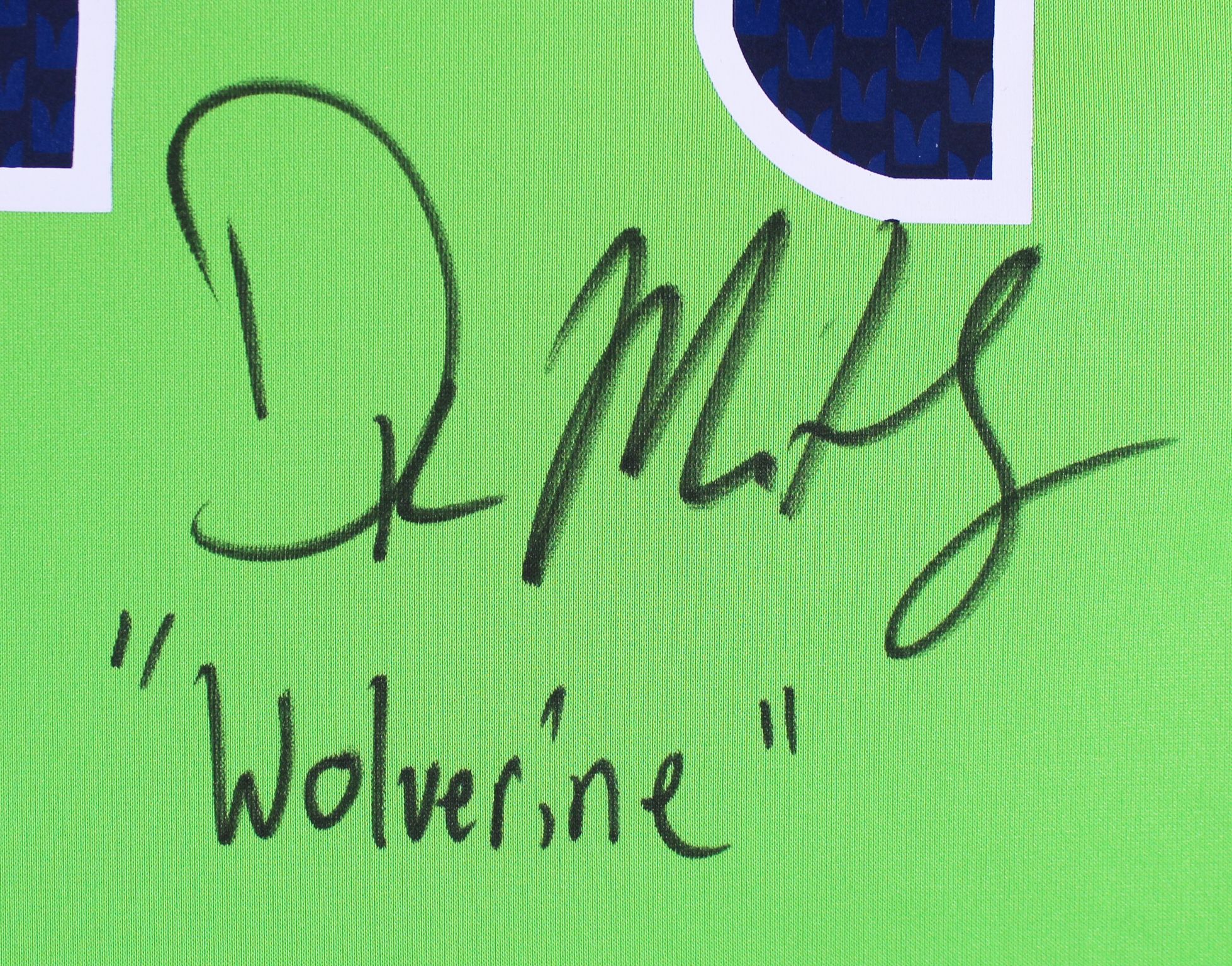 D.K. Metcalf Signed Nike Seahawks Jersey Inscribed "Wolverine" (Beckett) at PristineAuction.com D.K. Metcalf Signed Nike Seahawks Jersey Inscribed "Wolverine" (Beckett) at PristineAuction.com