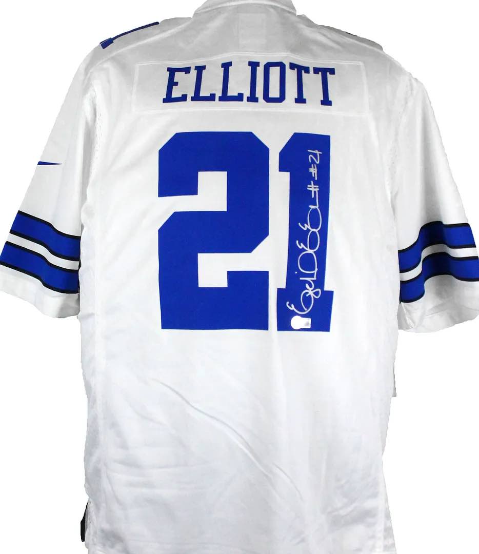 Ezekiel Elliott Signed Cowboys Jersey (Beckett) at PristineAuction.com Ezekiel Elliott Signed Cowboys Jersey (Beckett) at PristineAuction.com