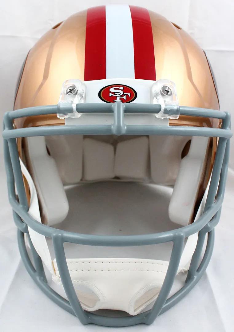 Frank Gore Signed 49ers Full-Size Authentic On-Field Speed Helmet (Beckett) at PristineAuction.com Frank Gore Signed 49ers Full-Size Authentic On-Field Speed Helmet (Beckett) at PristineAuction.com