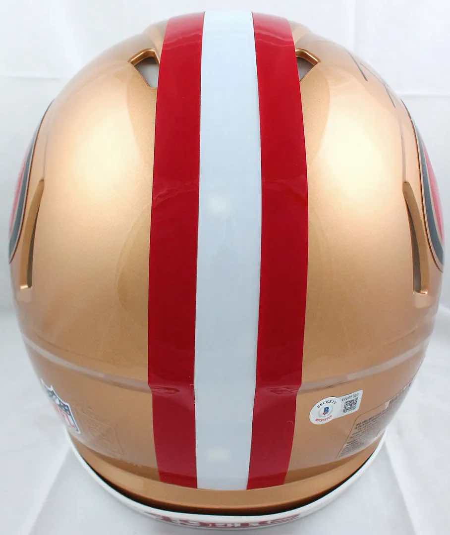 Frank Gore Signed 49ers Full-Size Authentic On-Field Speed Helmet (Beckett) at PristineAuction.com Frank Gore Signed 49ers Full-Size Authentic On-Field Speed Helmet (Beckett) at PristineAuction.com