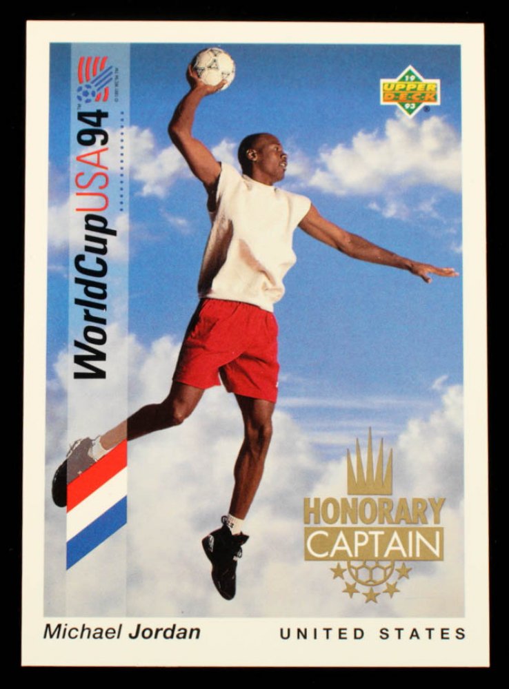 Michael Jordan 1993 Upper Deck World Cup 94 Preview English/Spanish Honorary Captains #HC3