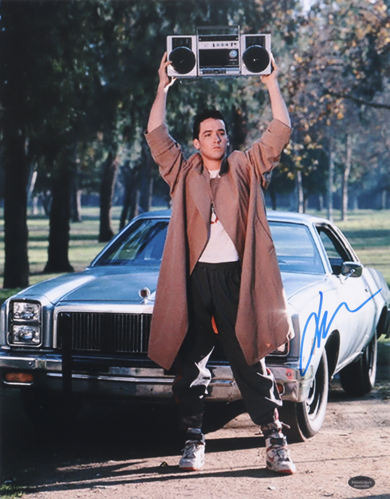 John Cusack Signed "Say Anything..." 11x14 Photo (Schwartz) Pristine