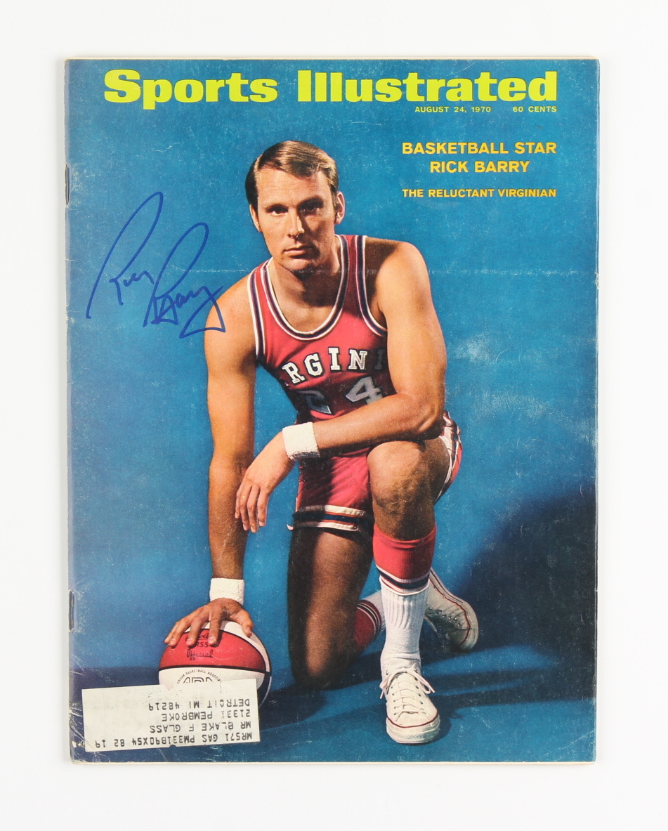 Rick Barry Signed 1970 Sports Illustrated Magazine (JSA) at PristineAuction.com Rick Barry Signed 1970 Sports Illustrated Magazine (JSA) at PristineAuction.com