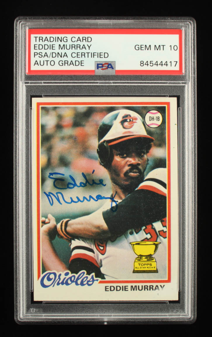 Eddie Murray Signed 1978 Topps #36 RC (PSA) at PristineAuction.com Eddie Murray Signed 1978 Topps #36 RC (PSA) at PristineAuction.com