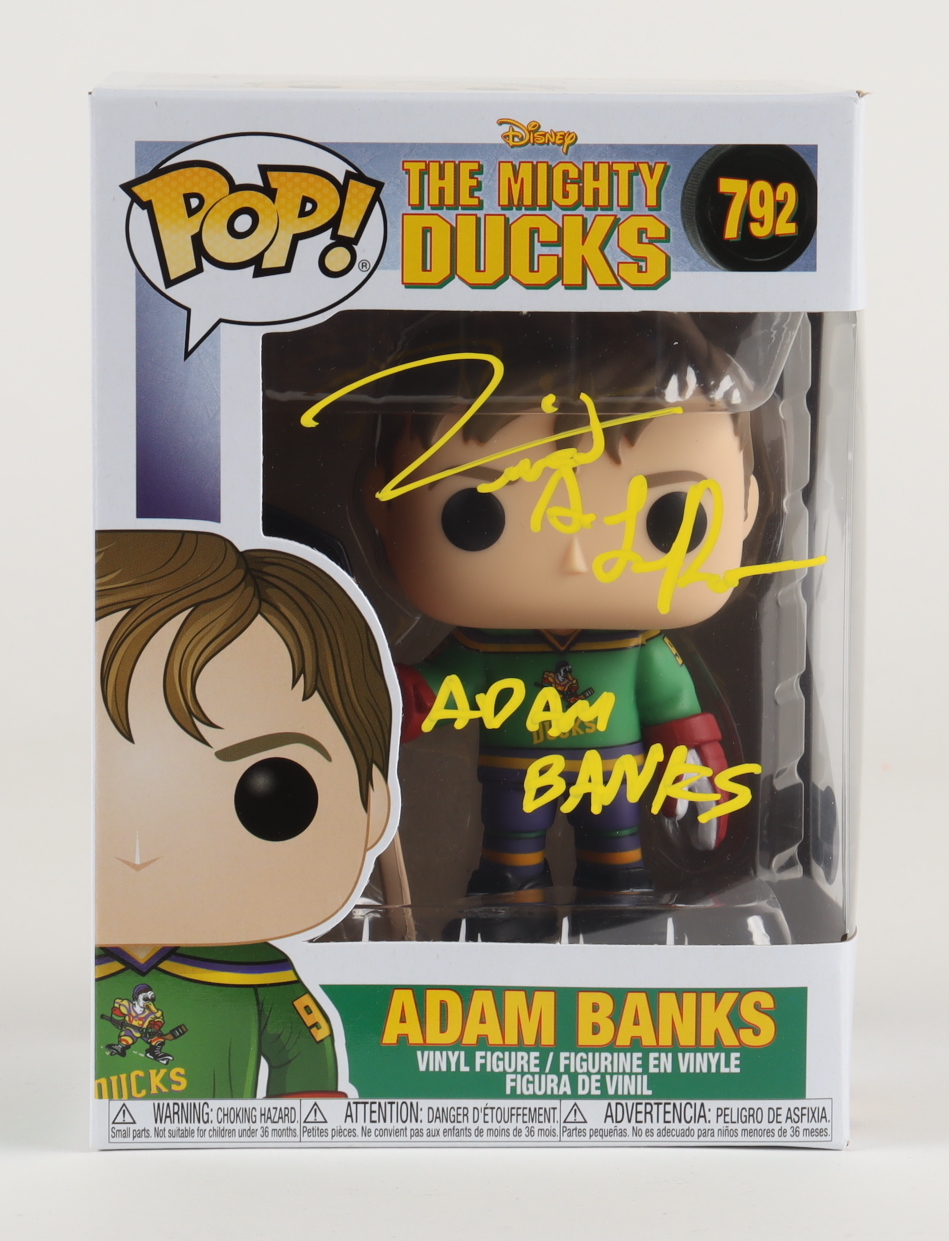 Vincent LaRusso Signed "The Mighty Ducks" #792 Adam Banks Funko Pop! Vinyl Figure Inscribed "Adam Banks" (Beckett) at PristineAuction.com Vincent LaRusso Signed "The Mighty Ducks" #792 Adam Banks Funko Pop! Vinyl Figure Inscribed "Adam Banks" (Beckett) at PristineAuction.com