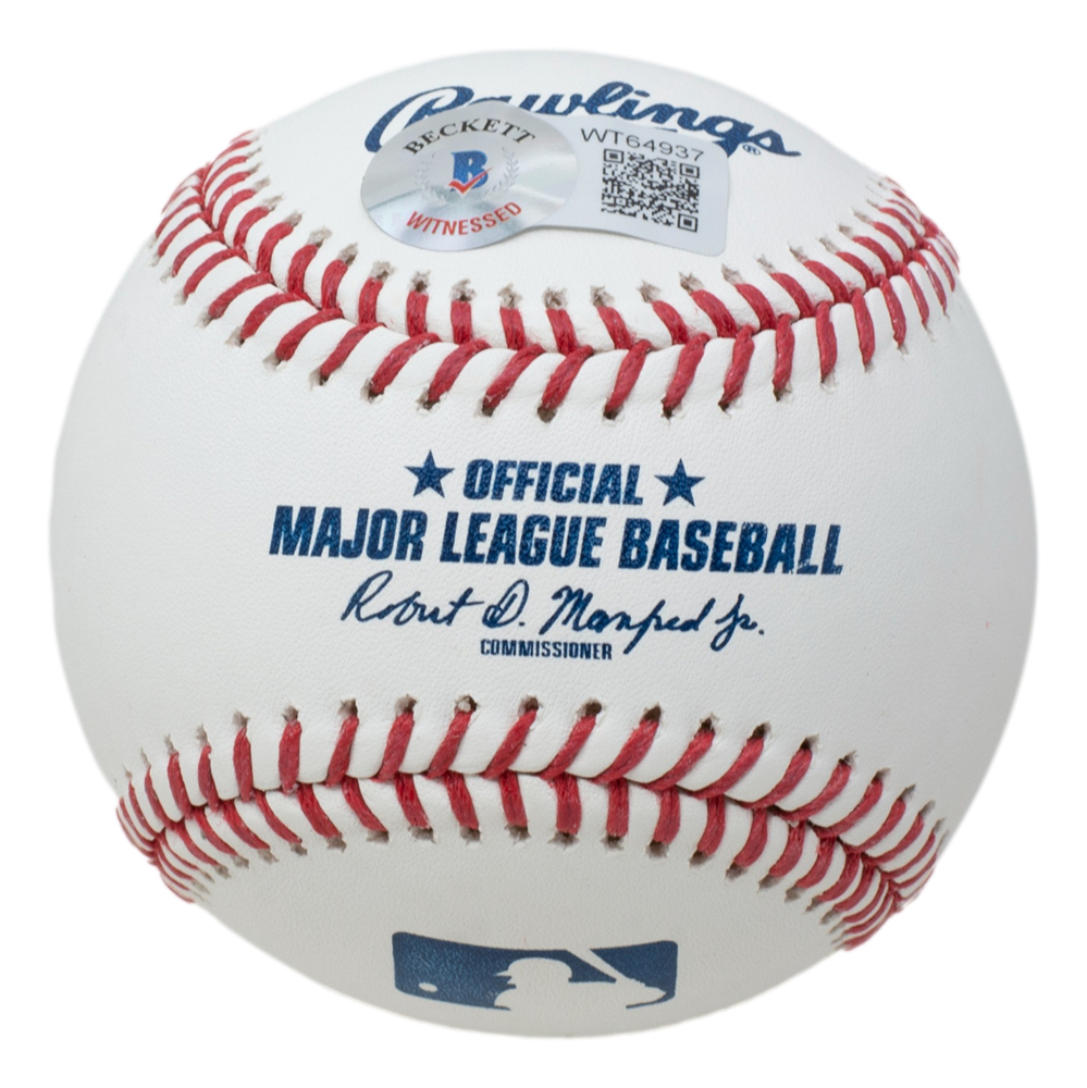 Shane Bieber Signed OML Baseball Inscribed "2020 AL CY Young" (Beckett) at PristineAuction.com Shane Bieber Signed OML Baseball Inscribed "2020 AL CY Young" (Beckett) at PristineAuction.com