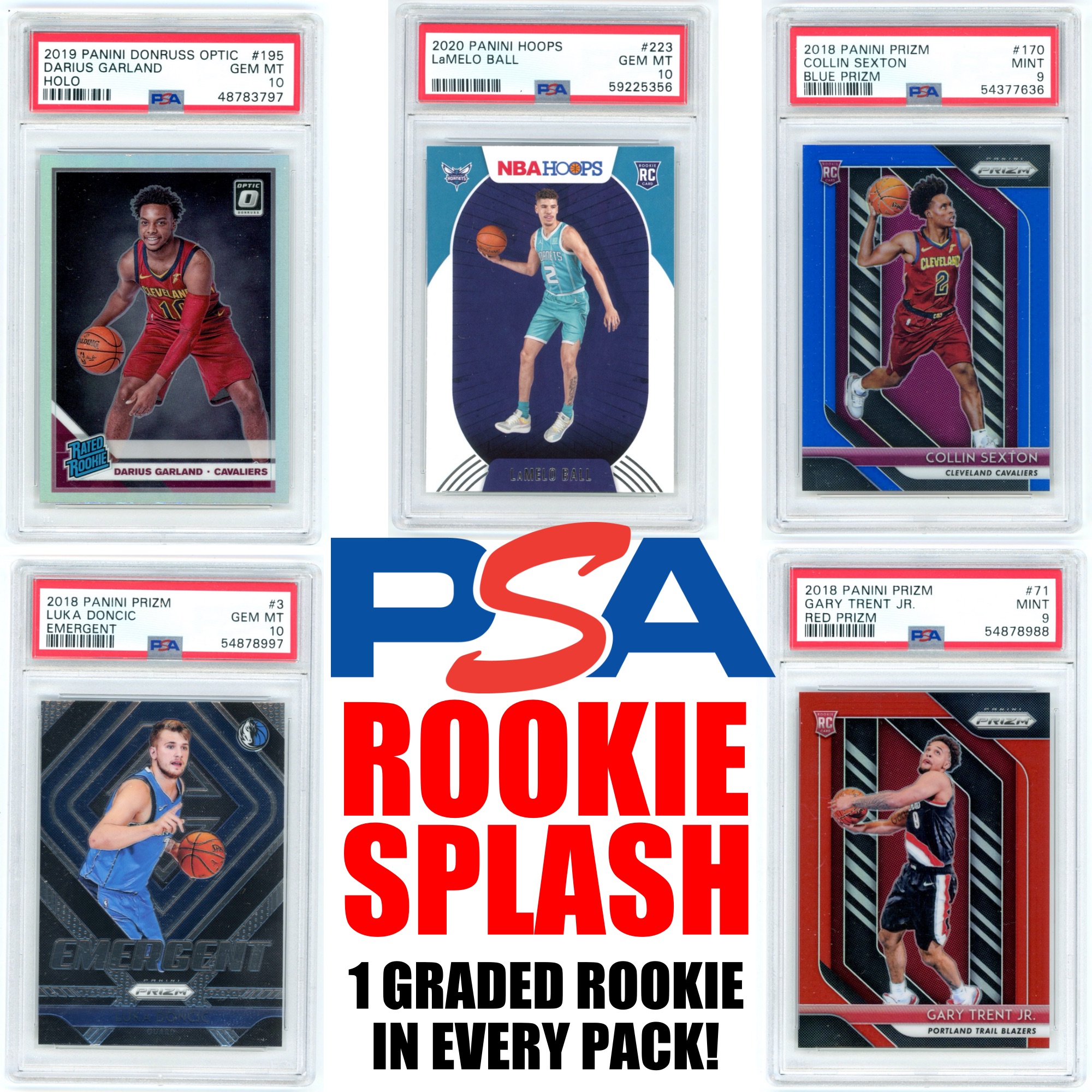 Mystery Ink Rookie Splash PSA Graded Rookie Card Mystery Box - Basketball Edition! at PristineAuction.com Mystery Ink Rookie Splash PSA Graded Rookie Card Mystery Box - Basketball Edition! at PristineAuction.com