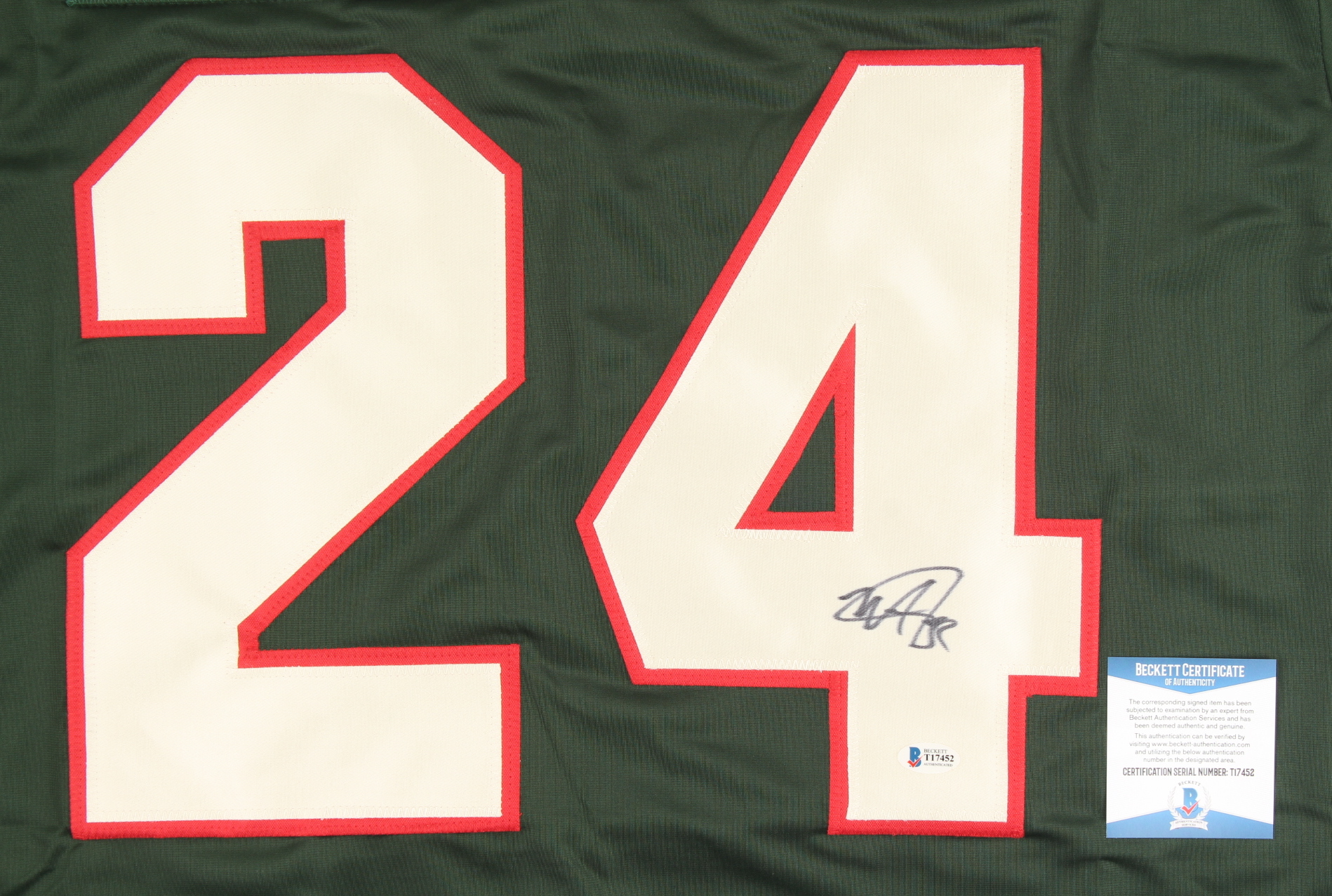 Matt Dumba Signed Jersey (Beckett) at PristineAuction.com Matt Dumba Signed Jersey (Beckett) at PristineAuction.com