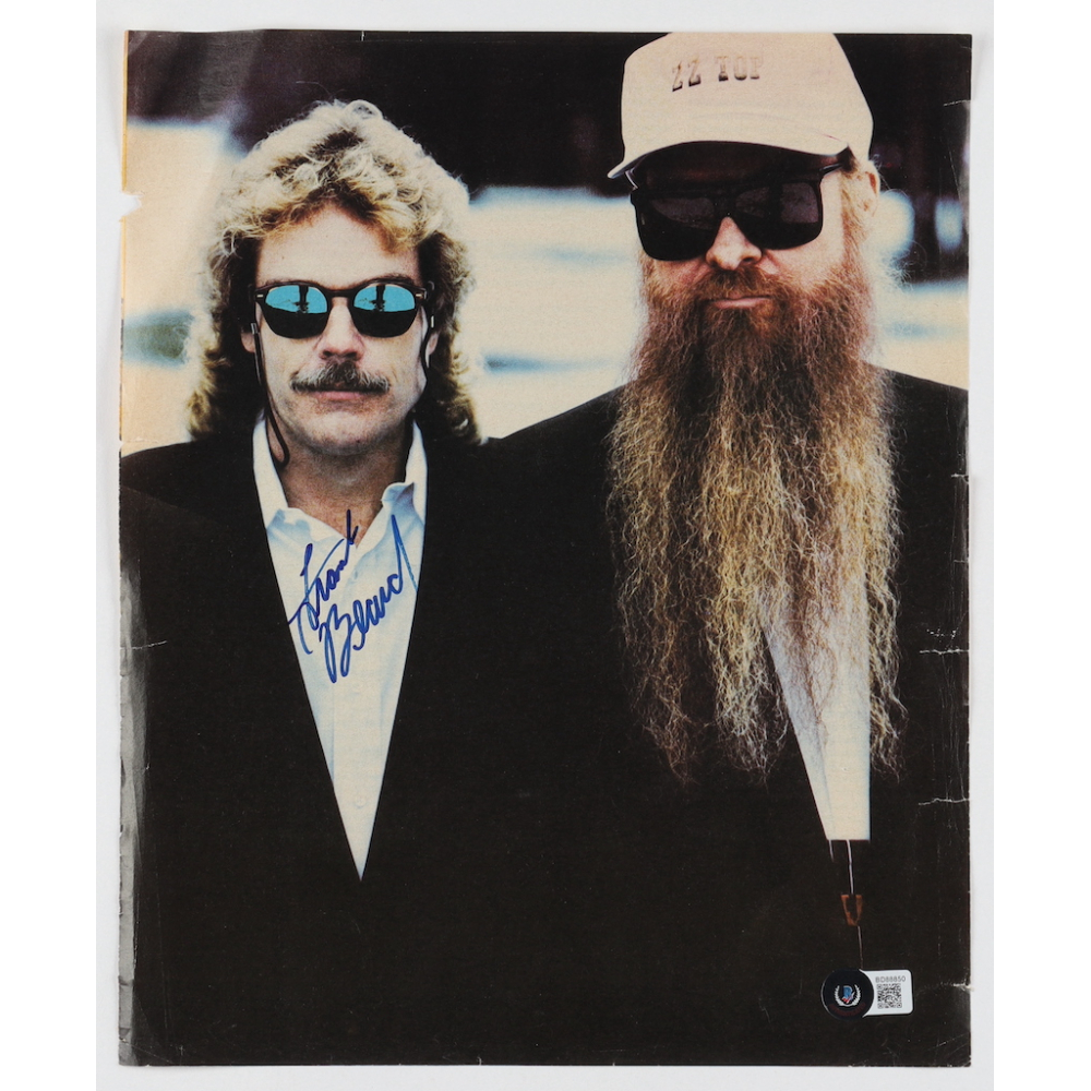 Frank Lee Beard Signed ZZ Top 8x11 Magazine Photo (Beckett) Pristine
