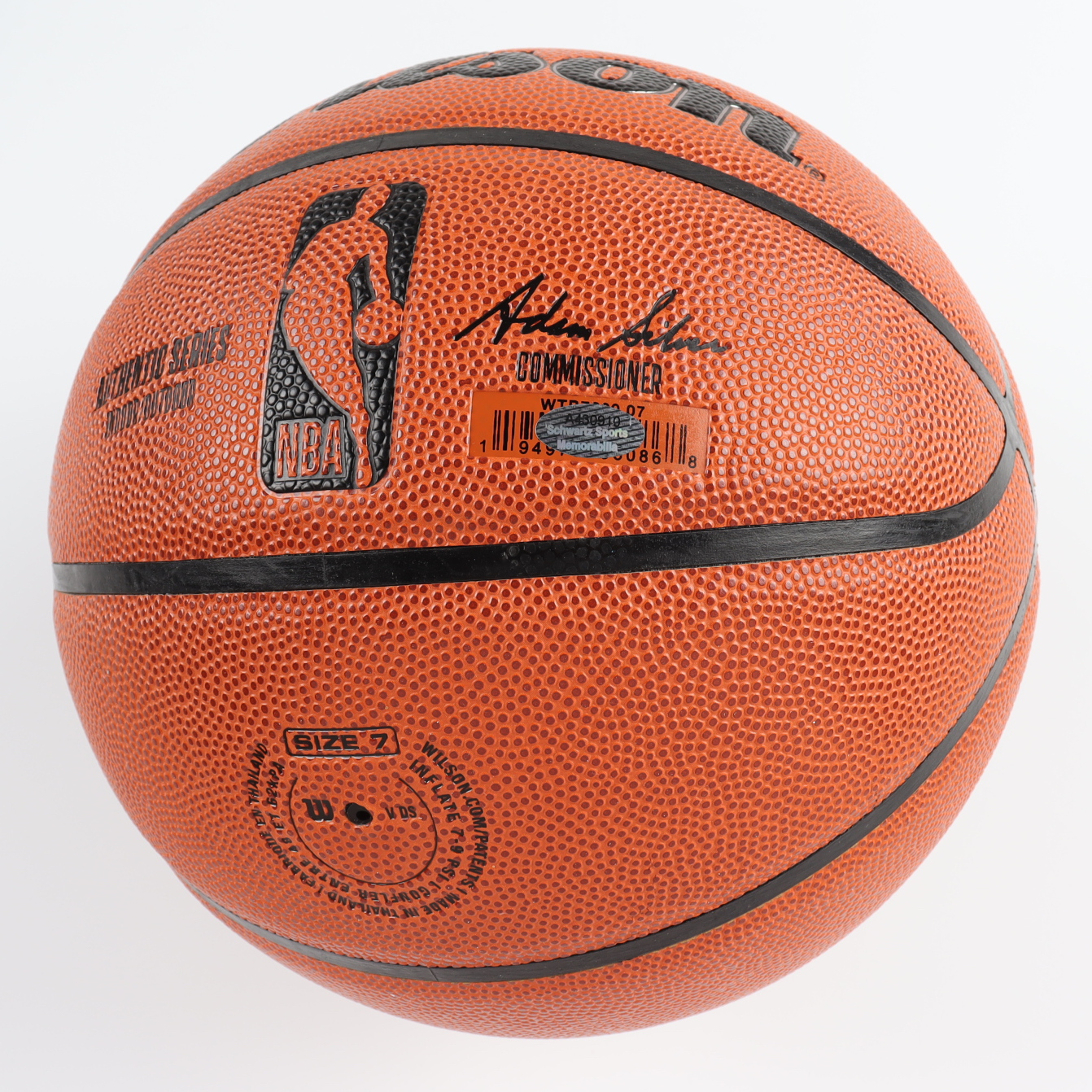 Dominique Wilkins Signed NBA Basketball (Schwartz) at PristineAuction.com Dominique Wilkins Signed NBA Basketball (Schwartz) at PristineAuction.com
