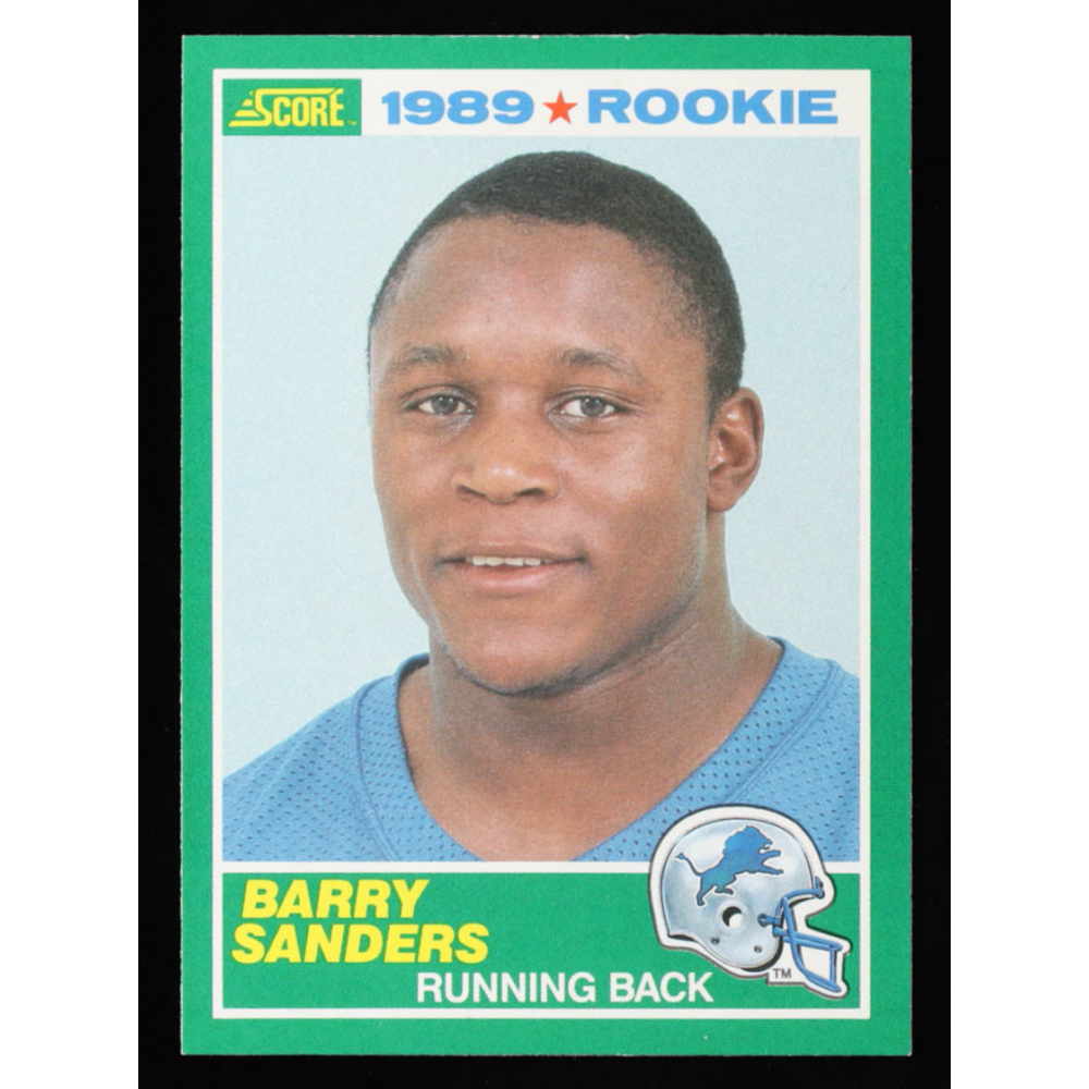 Barry Sanders 1989 Score 257 RC Pristine Auction