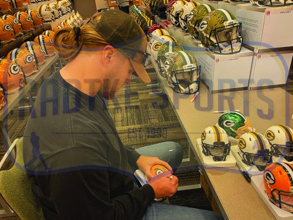 Clay Matthews III Signed Packers Speed Mini Helmet (Radtke) at PristineAuction.com Clay Matthews III Signed Packers Speed Mini Helmet (Radtke) at PristineAuction.com