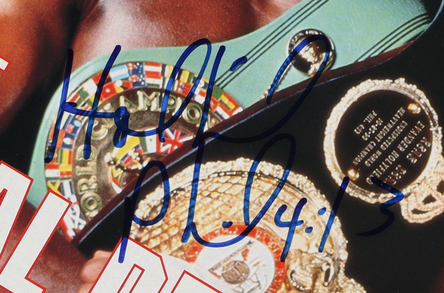 Evander Holyfield Signed 1992 "Boxing Monthly" Magazine (Beckett) at PristineAuction.com Evander Holyfield Signed 1992 "Boxing Monthly" Magazine (Beckett) at PristineAuction.com