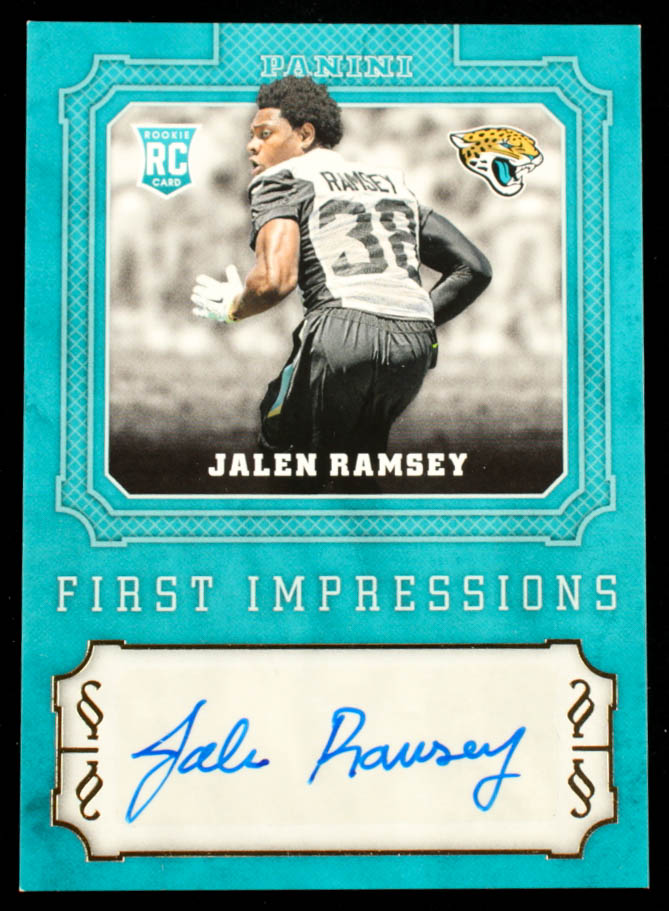 Jalen Ramsey 2016 Panini First Impressions Autographs #35 RC at PristineAuction.com Jalen Ramsey 2016 Panini First Impressions Autographs #35 RC at PristineAuction.com