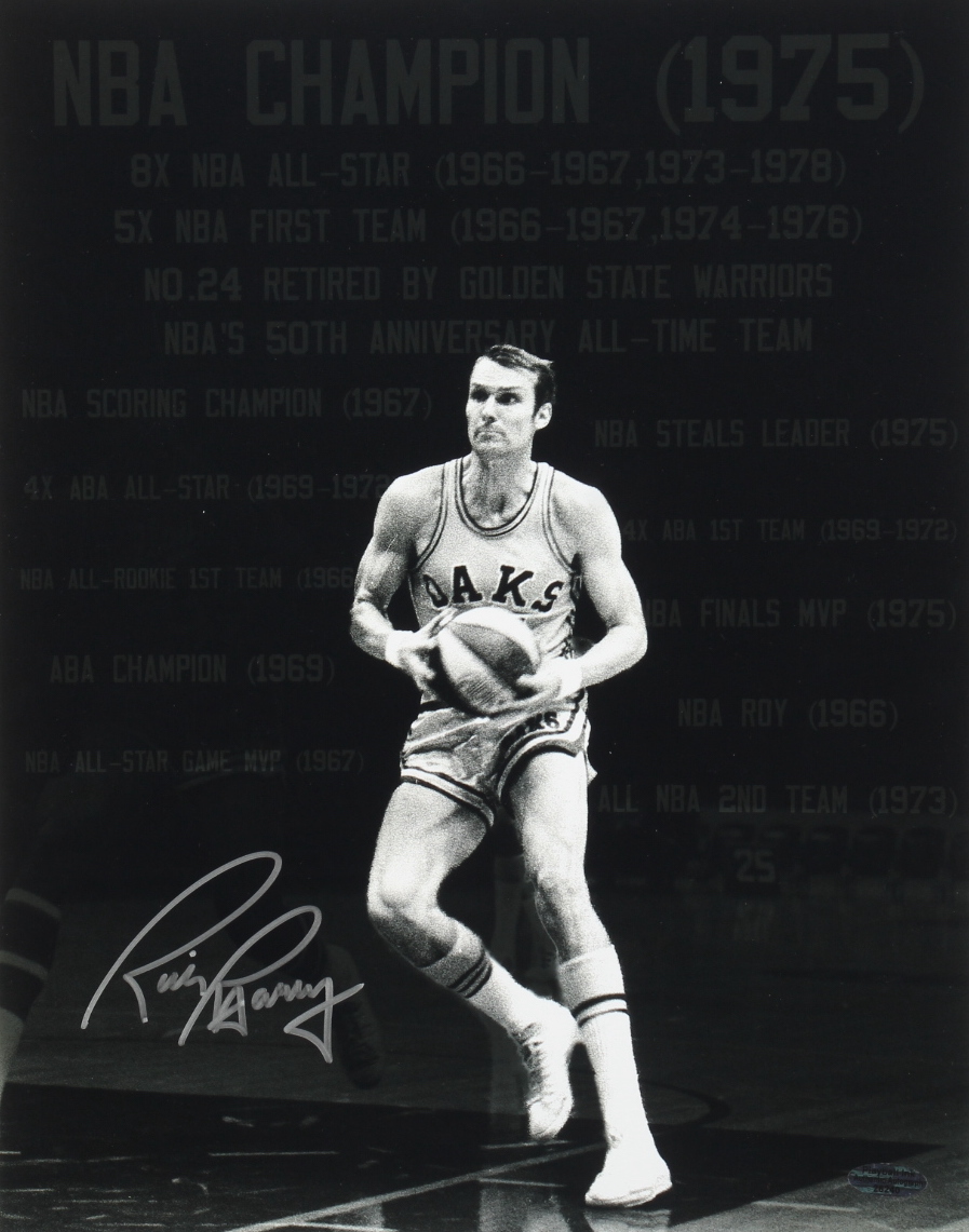 Rick Barry Signed Warriors 11x14 Photo (Playball Ink) at PristineAuction.com Rick Barry Signed Warriors 11x14 Photo (Playball Ink) at PristineAuction.com