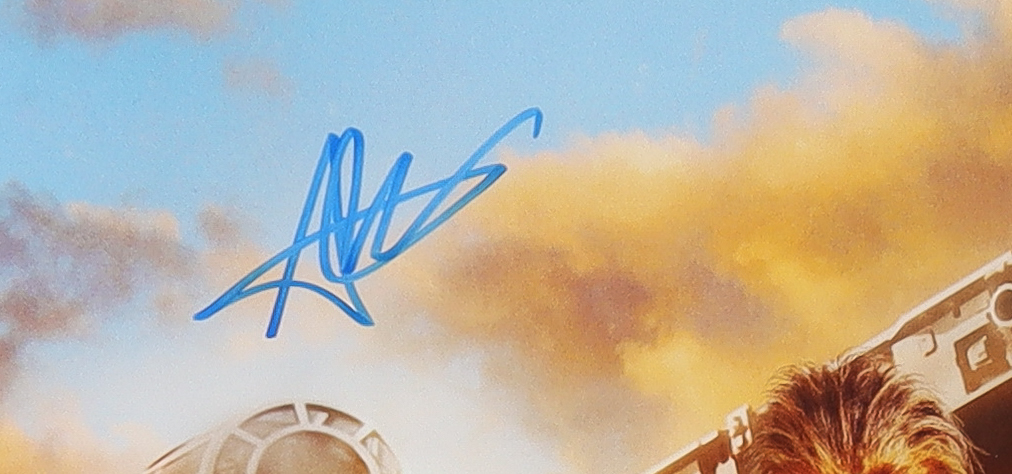 Alden Ehrenreich Signed "Solo: A Star Wars Story" 20x25 Custom Framed Poster (JSA & Ehrenreich) at PristineAuction.com Alden Ehrenreich Signed "Solo: A Star Wars Story" 20x25 Custom Framed Poster (JSA & Ehrenreich) at PristineAuction.com