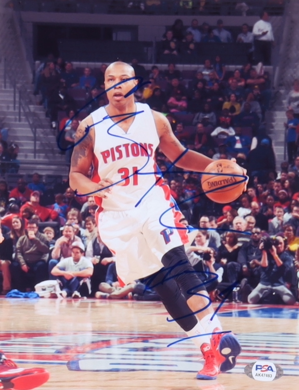 Caron Butler Signed Pistons 8x10 Photo (PSA) at PristineAuction.com Caron Butler Signed Pistons 8x10 Photo (PSA) at PristineAuction.com