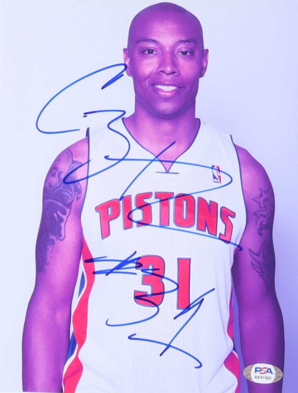 Caron Butler Signed Pistons 8x10 Photo (PSA) at PristineAuction.com Caron Butler Signed Pistons 8x10 Photo (PSA) at PristineAuction.com