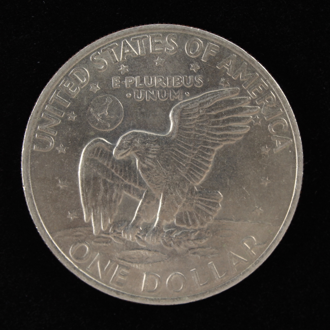 1971-D Eisenhower "Ike" $1 Dollar Coin at PristineAuction.com 1971-D Eisenhower "Ike" $1 Dollar Coin at PristineAuction.com