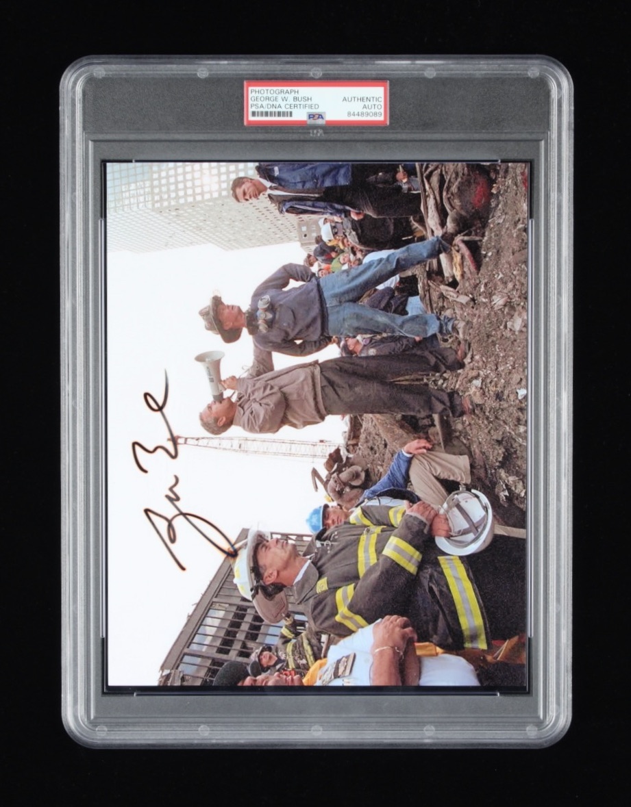 George W. Bush Signed 11x14 Photo (PSA) at PristineAuction.com George W. Bush Signed 11x14 Photo (PSA) at PristineAuction.com