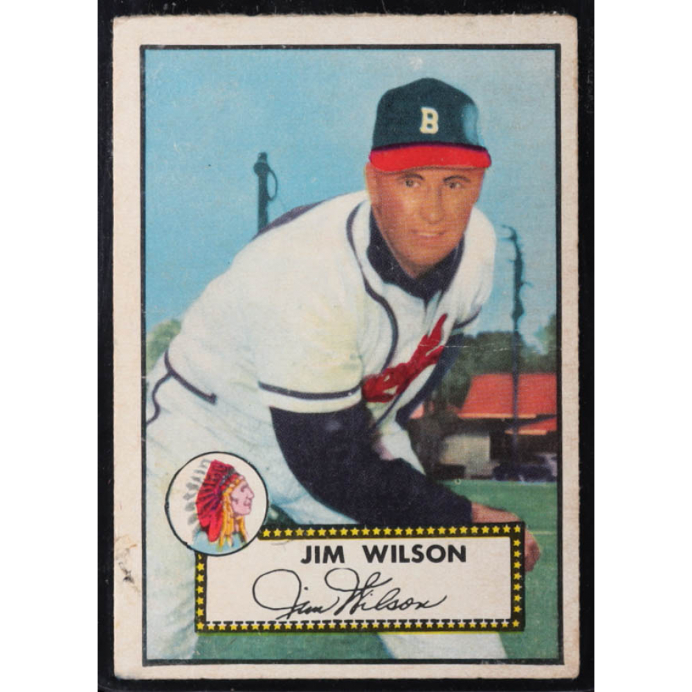 Jim Wilson 1952 Topps 276 RC Pristine Auction