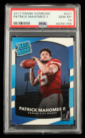 Patrick Mahomes II 2017 Donruss #327 RR RC (PSA 10) at PristineAuction.com