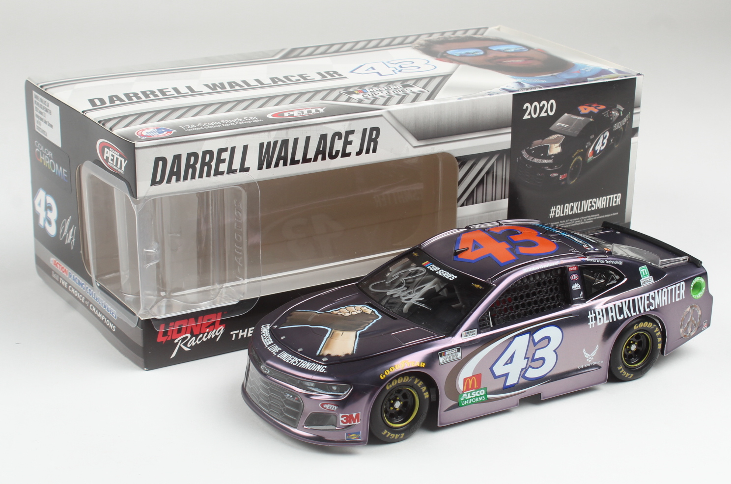 Darrell Wallace Jr. Signed LE #43 #BLACKLIVESMATTER - 2020 Camaro ZL1 - 1:24 Diecast Car (RCCA) at PristineAuction.com Darrell Wallace Jr. Signed LE #43 #BLACKLIVESMATTER - 2020 Camaro ZL1 - 1:24 Diecast Car (RCCA) at PristineAuction.com