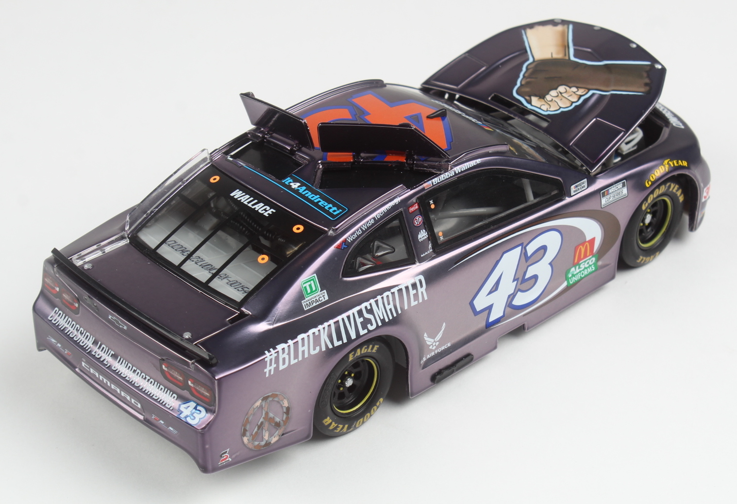 Darrell Wallace Jr. Signed LE #43 #BLACKLIVESMATTER - 2020 Camaro ZL1 - 1:24 Diecast Car (RCCA) at PristineAuction.com Darrell Wallace Jr. Signed LE #43 #BLACKLIVESMATTER - 2020 Camaro ZL1 - 1:24 Diecast Car (RCCA) at PristineAuction.com
