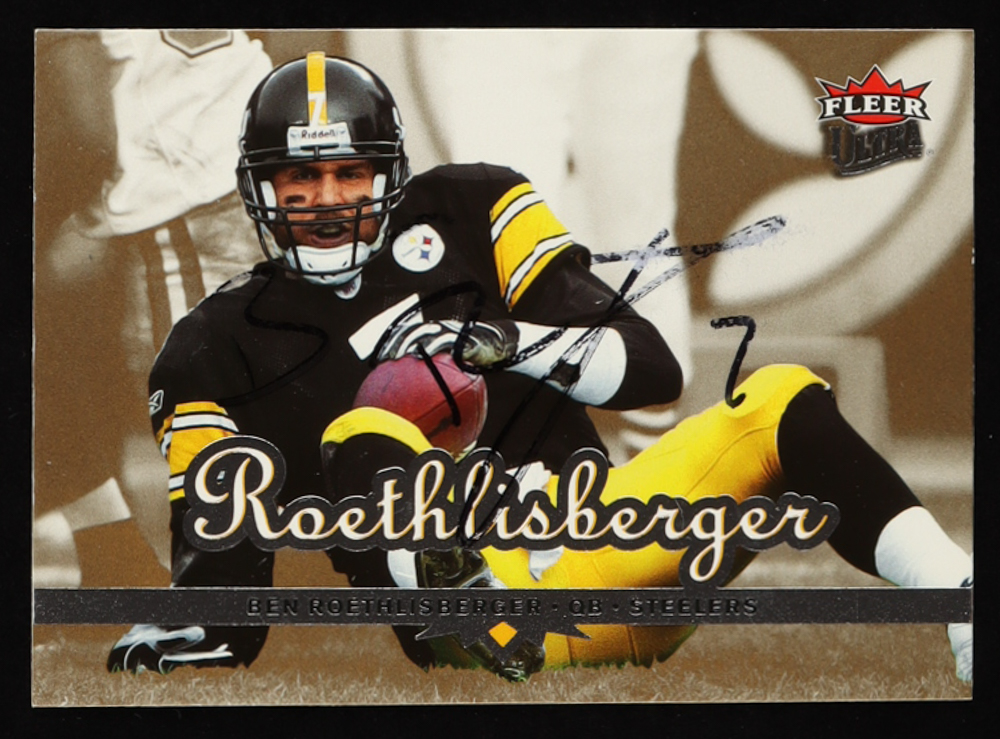 Ben Roethlisberger Signed 2006 Ultra Gold Medallion #150 (JSA) at PristineAuction.com Ben Roethlisberger Signed 2006 Ultra Gold Medallion #150 (JSA) at PristineAuction.com