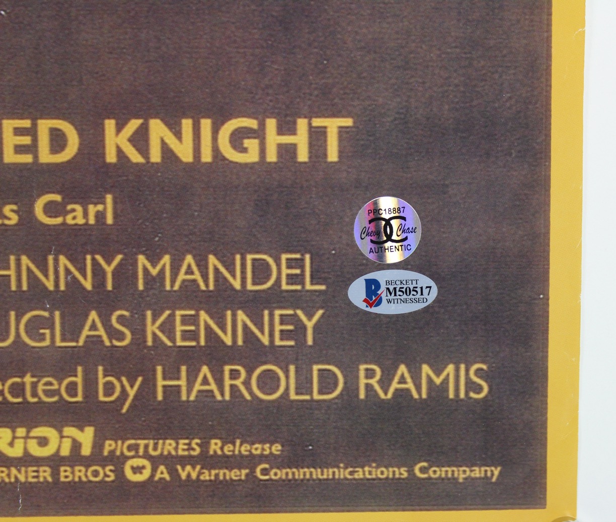 Chevy Chase Signed "Caddyshack" 24x36 Poster (Beckett & Chase) at PristineAuction.com Chevy Chase Signed "Caddyshack" 24x36 Poster (Beckett & Chase) at PristineAuction.com