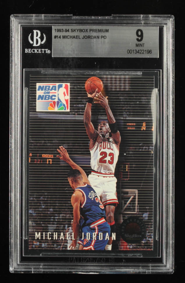 Michael Jordan 1993-94 SkyBox Premium #14 PO (BGS 9) at PristineAuction.com Michael Jordan 1993-94 SkyBox Premium #14 PO (BGS 9) at PristineAuction.com