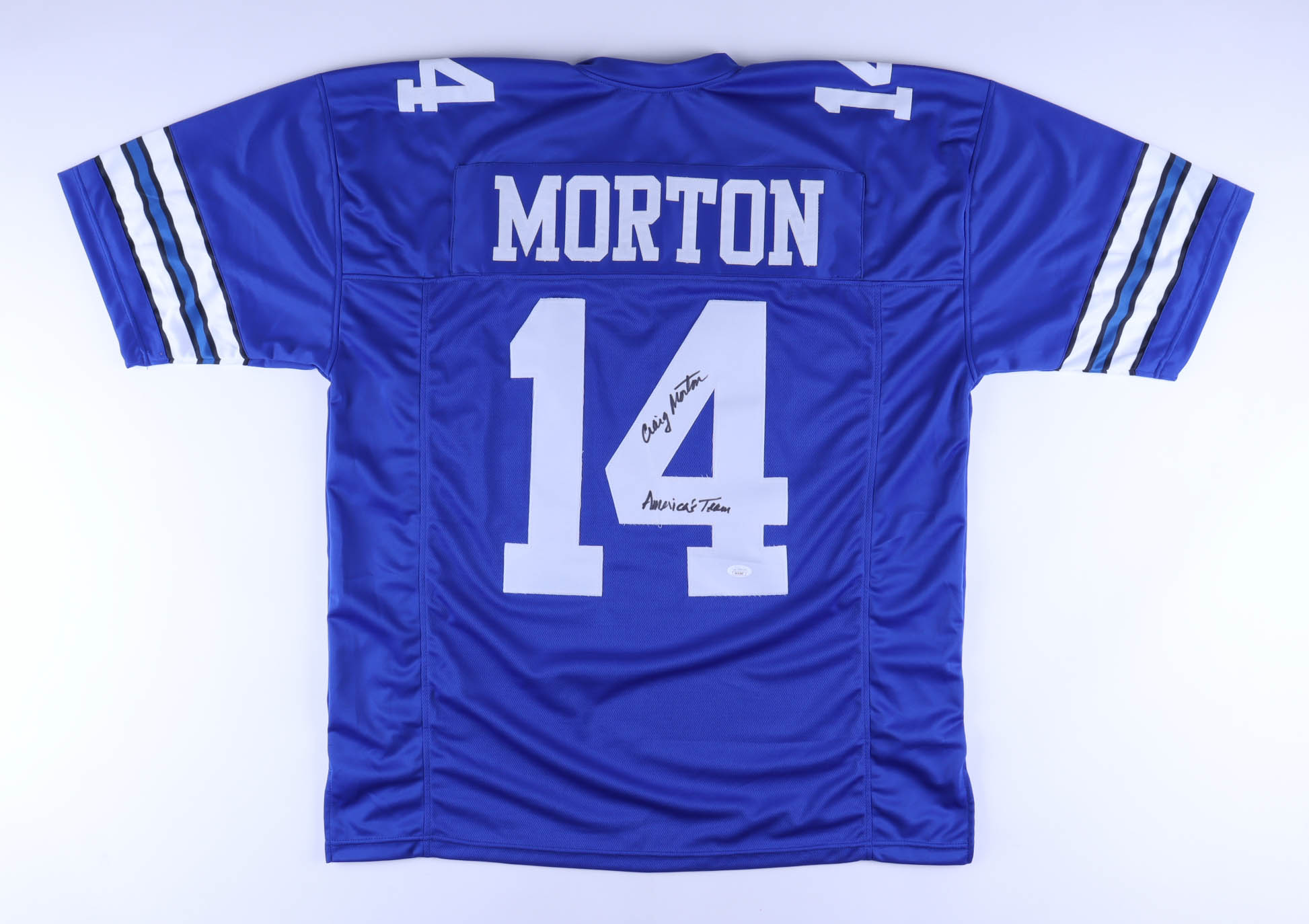 Craig Morton Signed Jersey Inscribed "America's Team" (JSA) at PristineAuction.com Craig Morton Signed Jersey Inscribed "America's Team" (JSA) at PristineAuction.com
