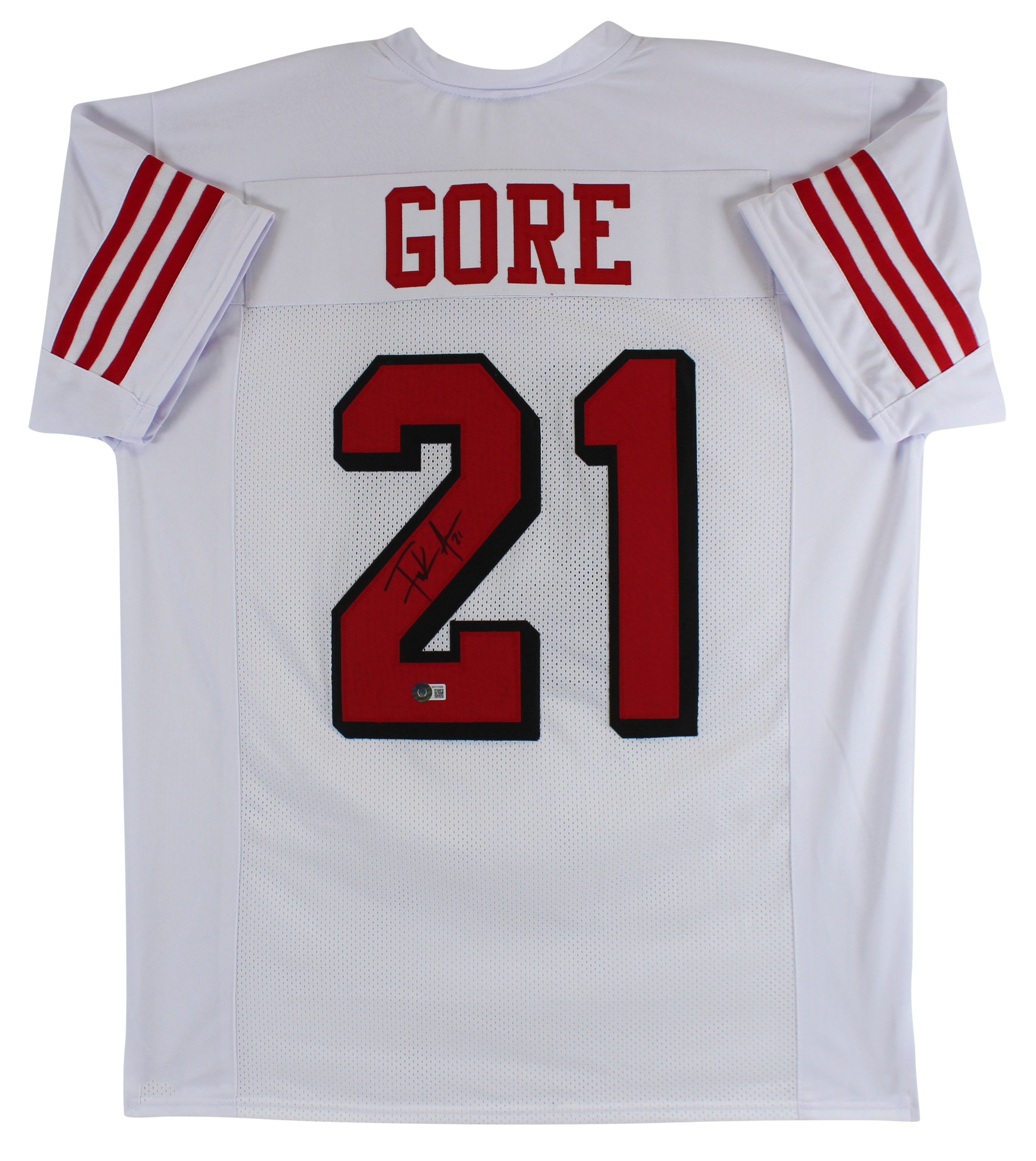 Frank Gore Signed Jersey (Beckett) at PristineAuction.com Frank Gore Signed Jersey (Beckett) at PristineAuction.com